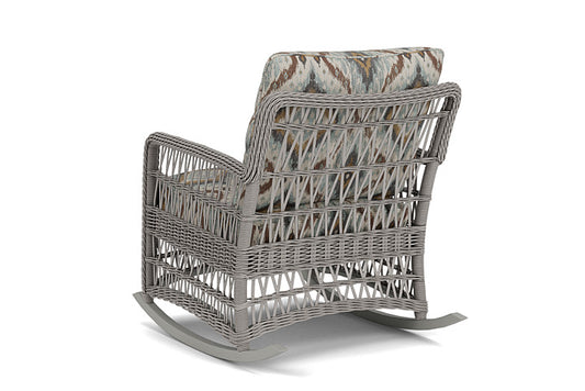 Lloyd Flanders - Mackinac Lounge Rocker In Putty Finish With Yoko Mist Fabric - 273033059727 view 2