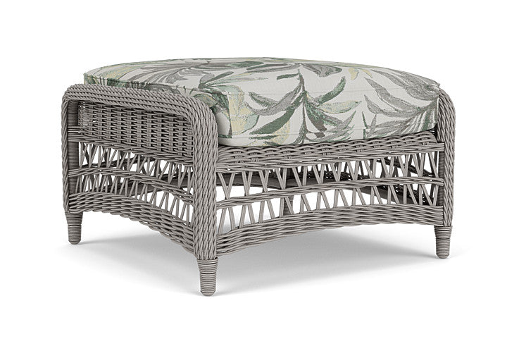 Lloyd Flanders - Mackinac Ottoman In Putty Finish With Calidora Mist Fabric - 273017059094 view 2