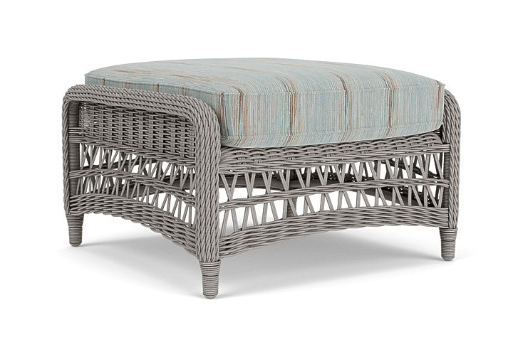 Lloyd Flanders - Mackinac Ottoman In Putty Finish With Colorwave Mist Fabric - 2730170592072 view 2