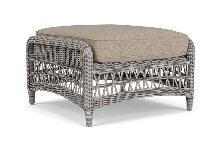 Lloyd Flanders - Mackinac Ottoman In Putty Finish With Demo Oatmeal Fabric - 273017059080 view 2