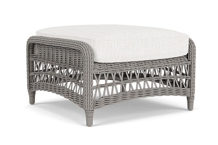 Lloyd Flanders - Mackinac Ottoman In Putty Finish With Friendly Natural Fabric - 2730170592042 view 2