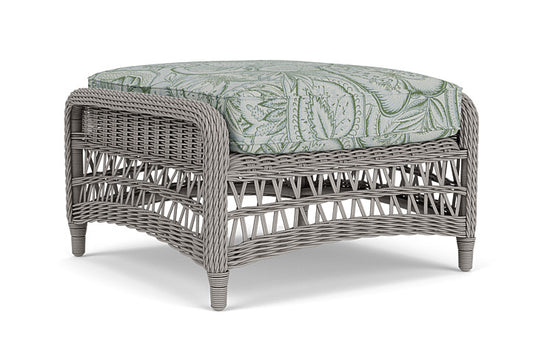 Lloyd Flanders - Mackinac Ottoman In Putty Finish With Sensibility Spring Fabric - 2730170592081 view 2