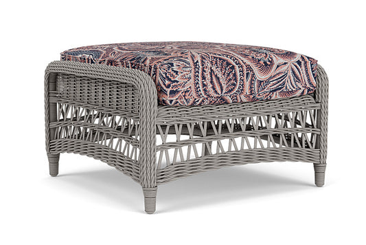 Lloyd Flanders - Mackinac Ottoman In Putty Finish With Sensiblity Splendor Fabric - 2730170592082 view 2