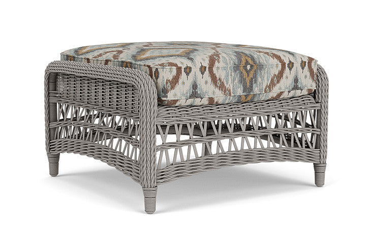 Lloyd Flanders - Mackinac Ottoman In Putty Finish With Yoko Mist Fabric - 273017059727 view 2