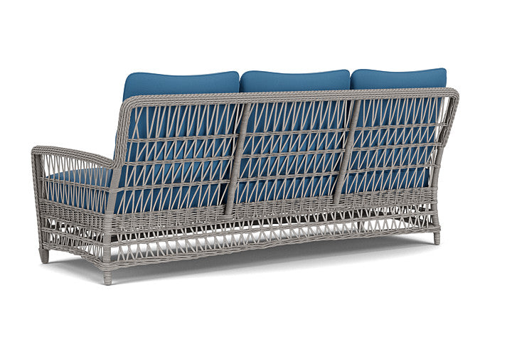 Lloyd Flanders - Mackinac Sofa In Putty Finish With Bamboo Bay Sky Fabric - 2730550592007 view 2