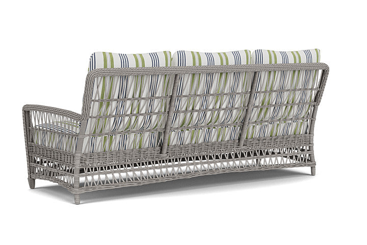 Lloyd Flanders - Mackinac Sofa In Putty Finish With Berkely Hall Green Fabric - 2730550592062 view 2