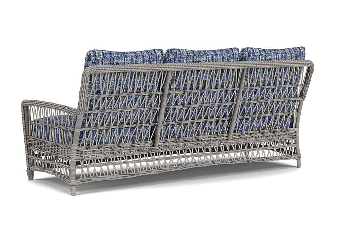 Lloyd Flanders - Mackinac Sofa In Putty Finish With Visions Cobalt Fabric - 273055059683 view 2