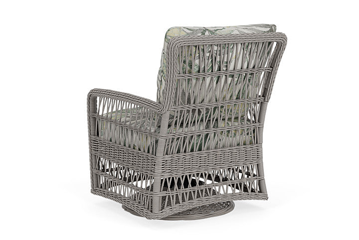 Lloyd Flanders - Mackinac Swivel Glider Lounge Chair In Putty Finish With Calidora Mist Fabric - 273091059094 view 2