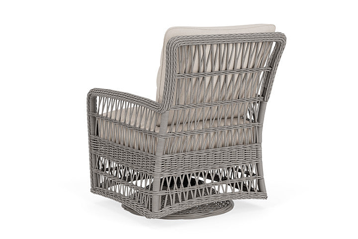 Lloyd Flanders - Mackinac Swivel Glider Lounge Chair In Putty Finish With Canvas Canvas Fabric - 273091059319 view 2
