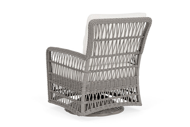 Lloyd Flanders - Mackinac Swivel Glider Lounge Chair In Putty Finish With Friendly Natural Fabric - 2730910592042 view 2