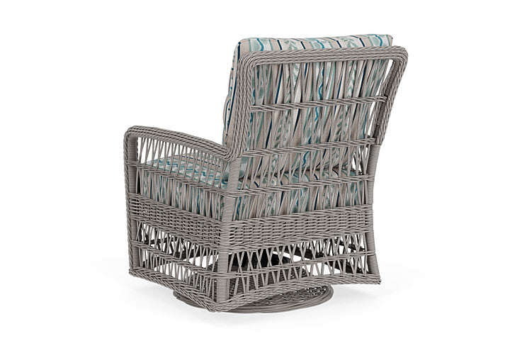 Lloyd Flanders - Mackinac Swivel Glider Lounge Chair In Putty Finish With Ilona Resort Fabric - 2730910592069 view 2