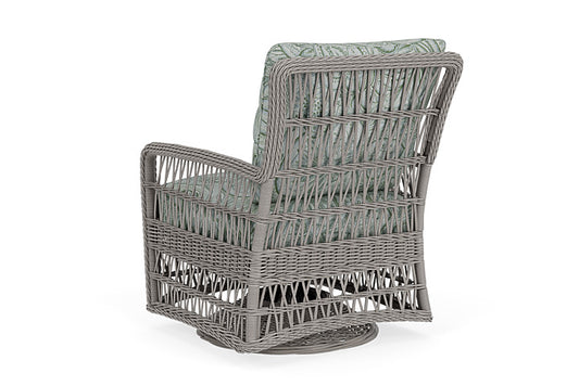 Lloyd Flanders - Mackinac Swivel Glider Lounge Chair In Putty Finish With Sensibility Spring Fabric - 2730910592081 view 2