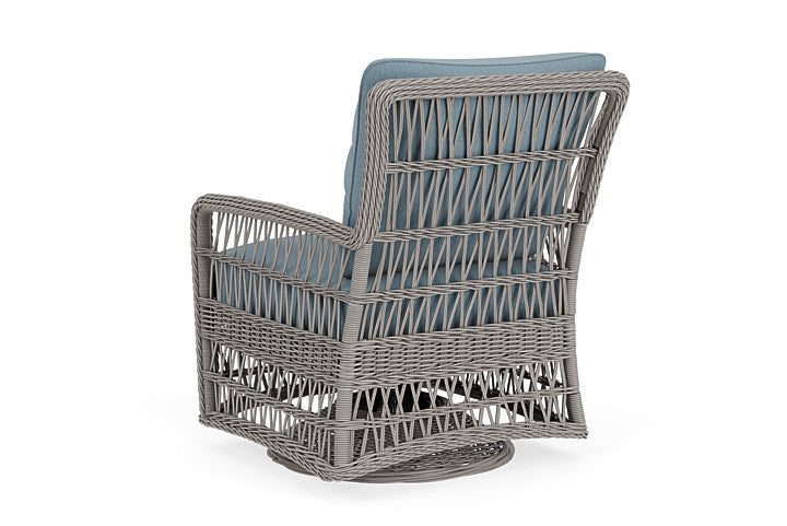 Lloyd Flanders - Mackinac Swivel Glider Lounge Chair In Putty Finish With Unearth Mist Fabric - 2730910592068 view 2