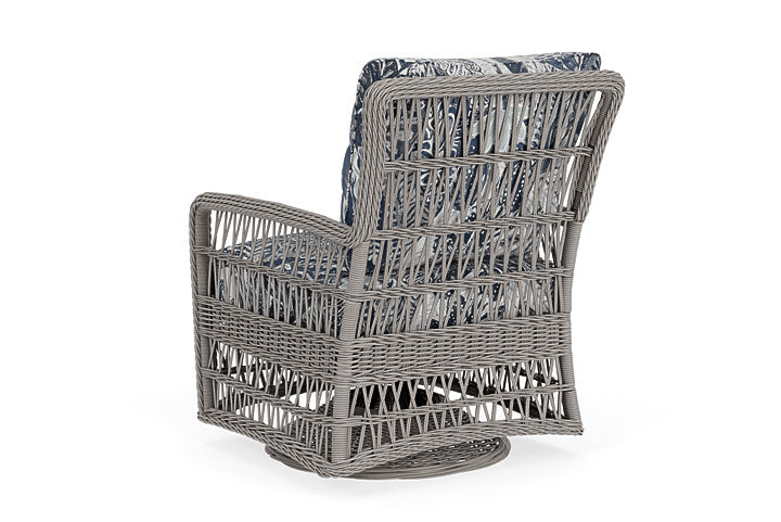 Lloyd Flanders - Mackinac Swivel Glider Lounge Chair In Putty Finish With Wayfarer Mist Fabric - 2730910592074 view 2