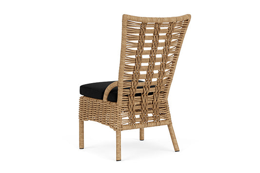 Lloyd Flanders - Magnolia Armless Dining Chair In Sandcastle Finish With Canvas Black Fabric - 331007141157 view 2