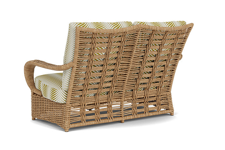 Lloyd Flanders - Magnolia Loveseat In Sandcastle Finish With Clock Out Dew Fabric - 3310501412083 view 2