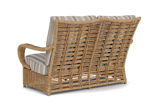 Lloyd Flanders - Magnolia Loveseat In Sandcastle Finish With Purveyor Pewter Fabric - 331050141146 view 2