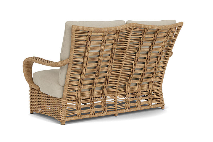 Lloyd Flanders - Magnolia Loveseat In Sandcastle Finish With Rumba Straw Fabric - 3310501412008 view 2