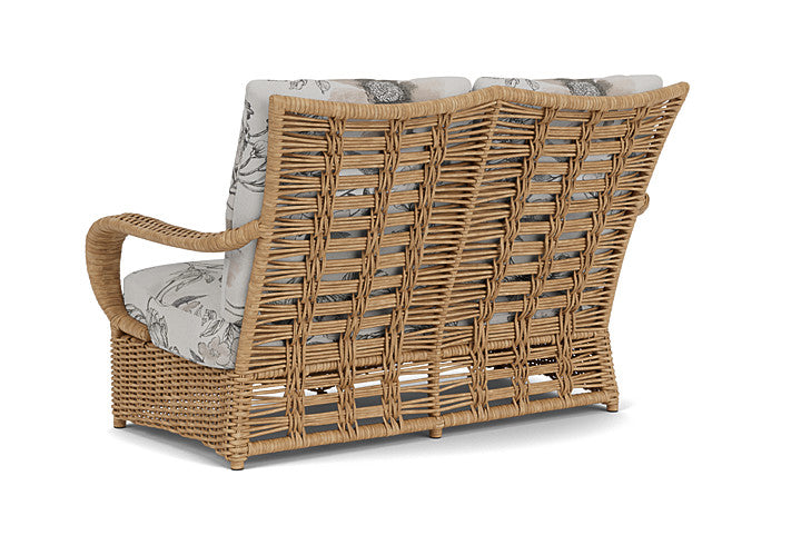 Lloyd Flanders - Magnolia Loveseat In Sandcastle Finish With Serena Floral Dove Fabric - 3310501412077 view 2