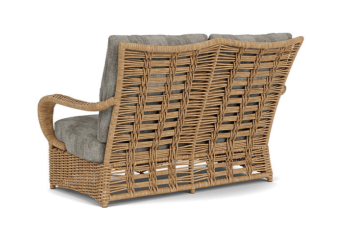Lloyd Flanders - Magnolia Loveseat In Sandcastle Finish With Surface Slate Fabric - 3310501412056 view 2