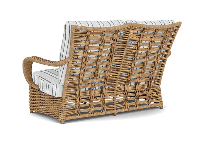 Lloyd Flanders - Magnolia Loveseat In Sandcastle Finish With Tamer Fog Fabric - 3310501412037 view 2