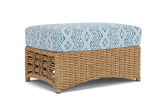 Lloyd Flanders - Magnolia Ottoman In Sandcastle Finish With Aman Capri Fabric - 3310171411800 view 2