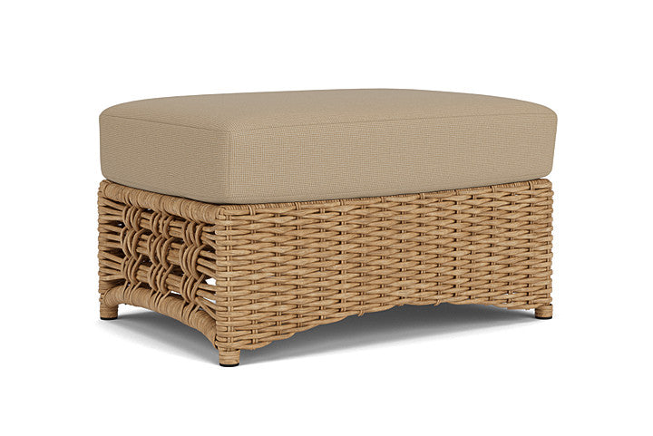Lloyd Flanders - Magnolia Ottoman In Sandcastle Finish With Fife Sahara Fabric - 331017141742 view 2