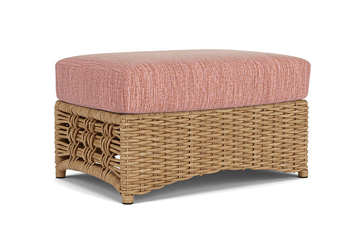 Lloyd Flanders - Magnolia Ottoman In Sandcastle Finish With Friendly Carnival Fabric - 3310171412043 view 2