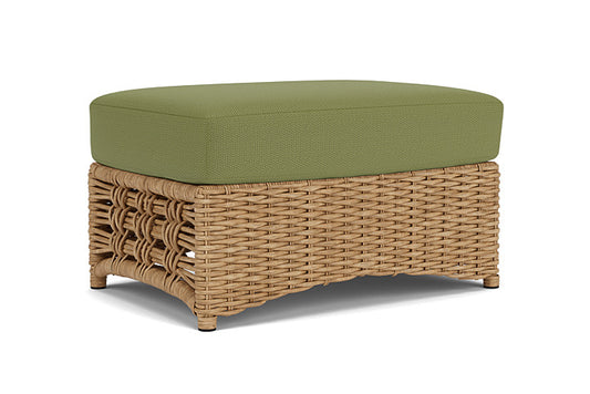 Lloyd Flanders - Magnolia Ottoman In Sandcastle Finish With Reflections Grass Fabric - 3310171412051 view 2