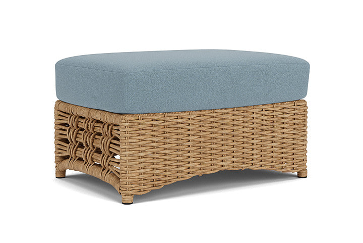 Lloyd Flanders - Magnolia Ottoman In Sandcastle Finish With Unearth Mist Fabric - 3310171412068 view 2