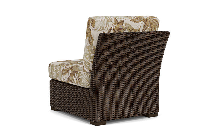 Lloyd Flanders - Mesa Armless Sectional In Pecan Finish With Botanic Willow Fabric - 298053086164 view 2