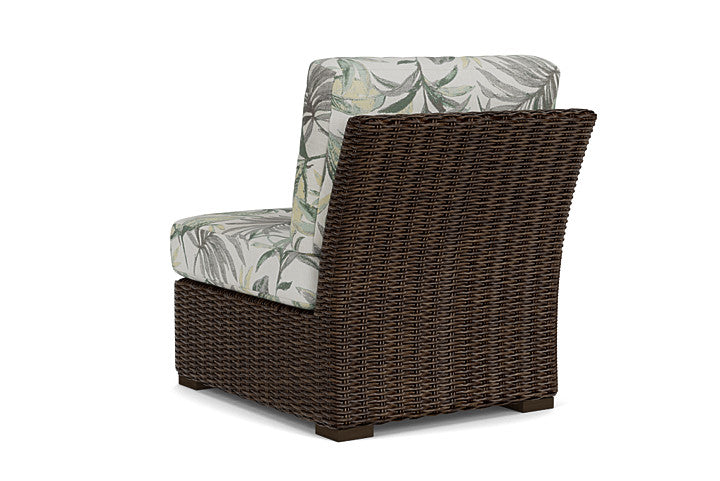 Lloyd Flanders - Mesa Armless Sectional In Pecan Finish With Calidora Mist Fabric - 298053086094 view 2