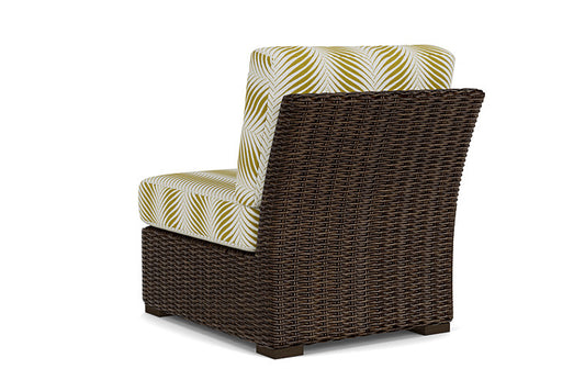 Lloyd Flanders - Mesa Armless Sectional In Pecan Finish With Clock Out Dew Fabric - 2980530862083 view 2