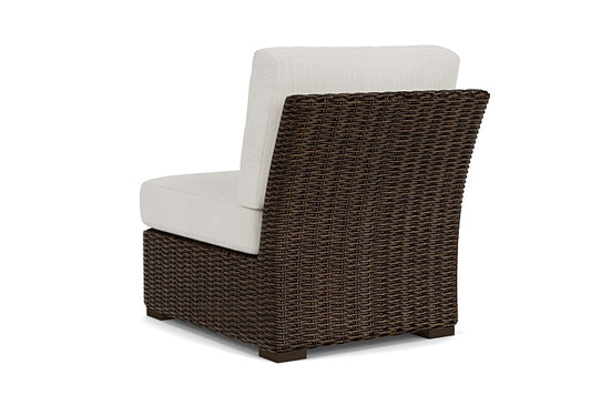 Lloyd Flanders - Mesa Armless Sectional In Pecan Finish With Rollo Linen Fabric - 2980530862020 view 2