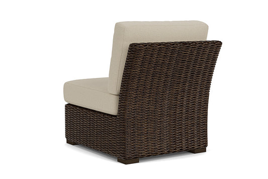 Lloyd Flanders - Mesa Armless Sectional In Pecan Finish With Rumba Straw Fabric - 2980530862008 view 2