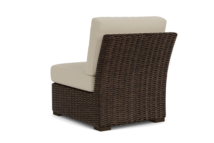 Lloyd Flanders - Mesa Armless Sectional In Pecan Finish With Rumba Straw Fabric - 2980530862008 view 2