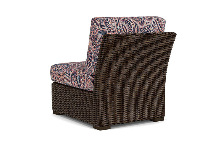 Lloyd Flanders - Mesa Armless Sectional In Pecan Finish With Sensiblity Splendor Fabric - 2980530862082 view 2