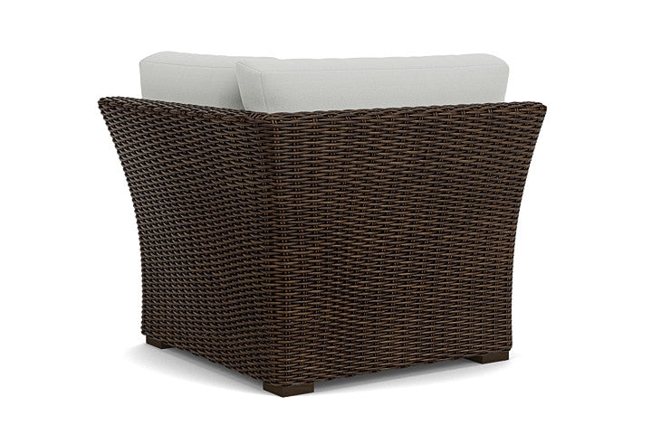 Lloyd Flanders - Mesa Corner Sectional In Pecan Finish With Bright Side Fog Fabric - 2980540862012 view 2