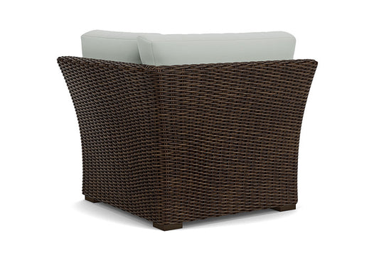 Lloyd Flanders - Mesa Corner Sectional In Pecan Finish With Callen Celadon Fabric - 2980540862024 view 2