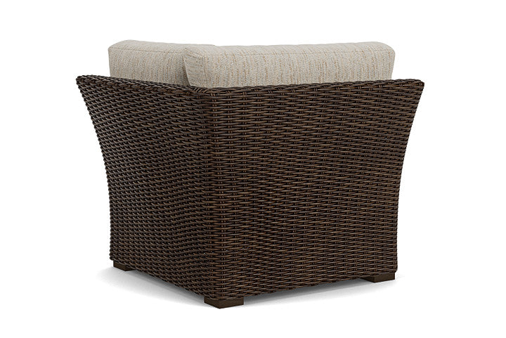 Lloyd Flanders - Mesa Corner Sectional In Pecan Finish With Charlotte Sparrow Fabric - 298054086183 view 2