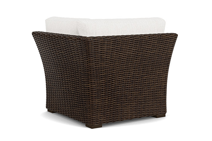 Lloyd Flanders - Mesa Corner Sectional In Pecan Finish With Friendly Natural Fabric - 2980540862042 view 2