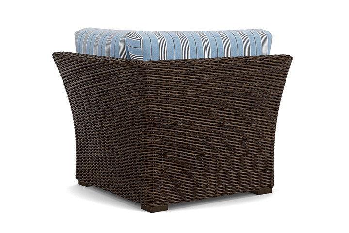 Lloyd Flanders - Mesa Corner Sectional In Pecan Finish With Hansen Sky Fabric - 298054086064 view 2