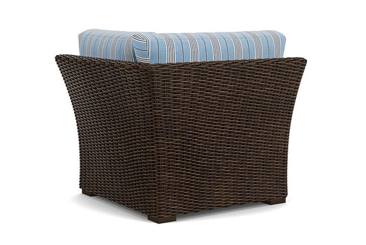 Lloyd Flanders - Mesa Corner Sectional In Pecan Finish With Hansen Sky Fabric - 298054086064 view 2