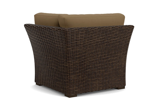 Lloyd Flanders - Mesa Corner Sectional In Pecan Finish With Reflections Straw Fabric - 2980540862053 view 2
