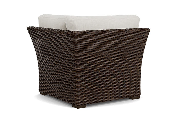 Lloyd Flanders - Mesa Corner Sectional In Pecan Finish With Rollo Linen Fabric - 2980540862020 view 2