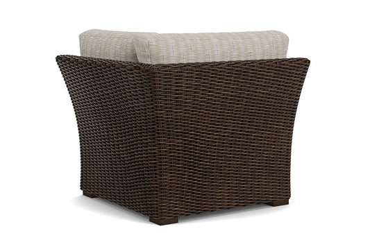 Lloyd Flanders - Mesa Corner Sectional In Pecan Finish With Romulo Mineral Fabric - 2980540862050 view 2