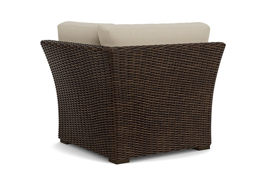 Lloyd Flanders - Mesa Corner Sectional In Pecan Finish With Rumba Straw Fabric - 2980540862008 view 2