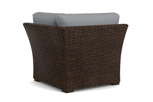 Lloyd Flanders - Mesa Corner Sectional In Pecan Finish With Sandberg Pewter Fabric - 2980540862029 view 2