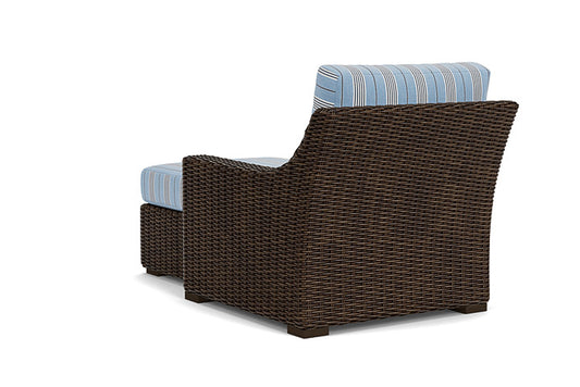 Lloyd Flanders - Mesa Left Arm Chaise In Pecan Finish With Hansen Sky Fabric - 298026086064 view 2