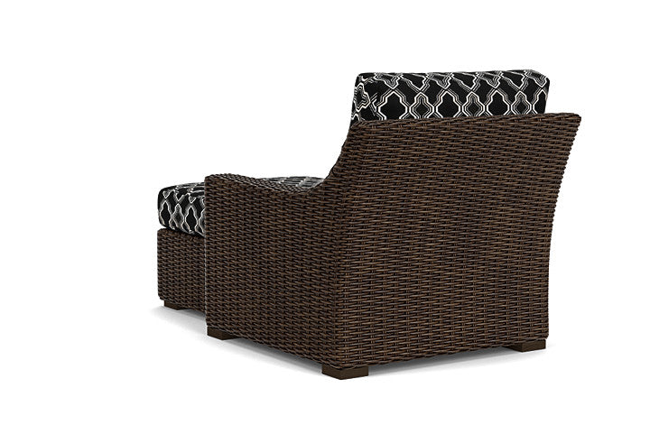 Lloyd Flanders - Mesa Left Arm Chaise In Pecan Finish With Luna Onyx Fabric - 2980260862071 view 2